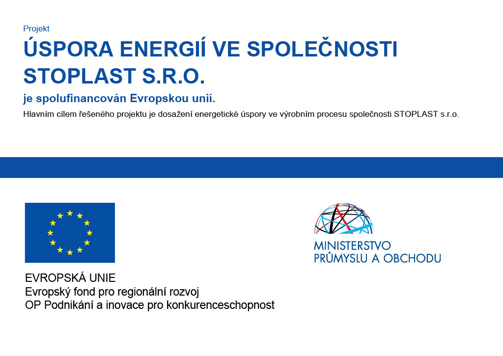 Úspora energií ve společnosti STOPLAST s.r.o.